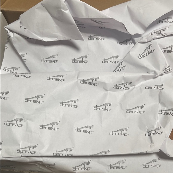 Dansko Light Brown Leather Slip-On Shoes - Picture 13 of 14